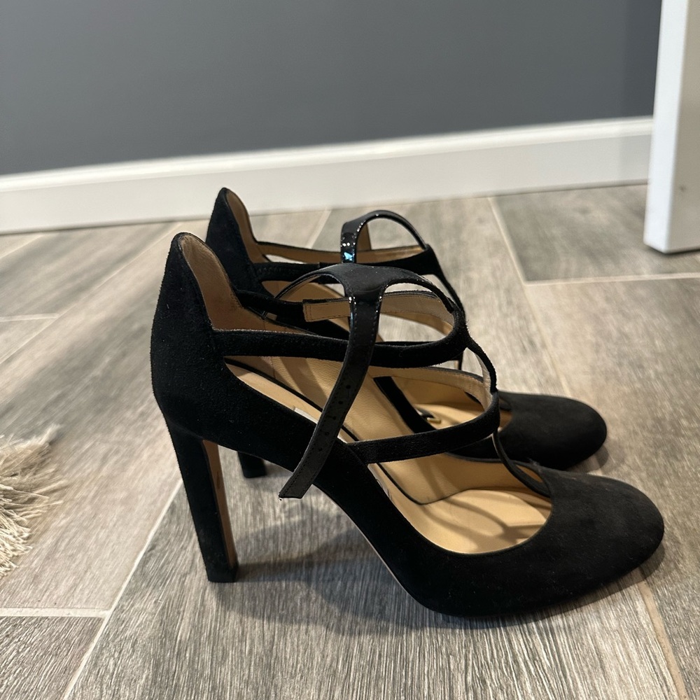 Jimmy Choo Suede Black Heels